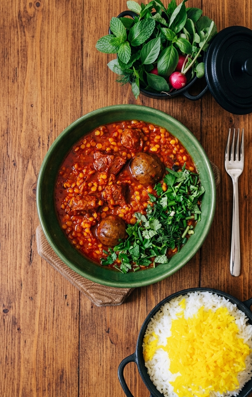 Gheimeh[خورش قيمه)-Vegeterian